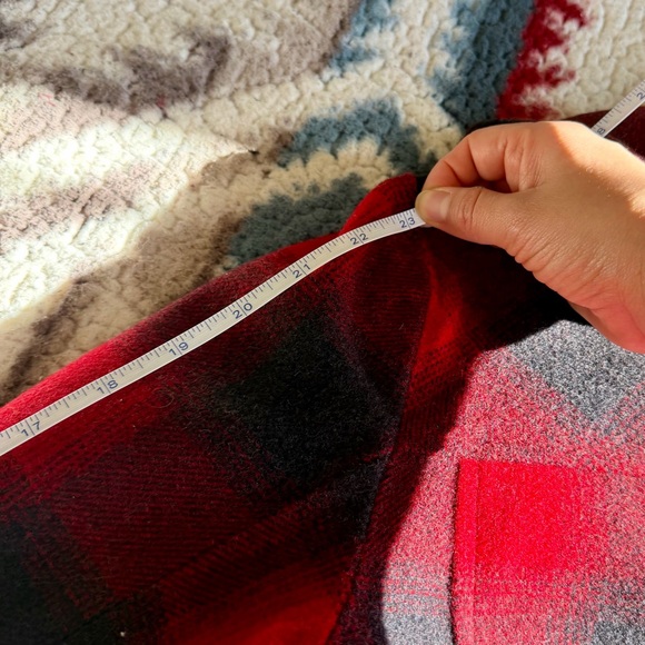 Pendleton Roslyn Plaid Wool Blend Duffle Coat XS - Picture 12 of 12